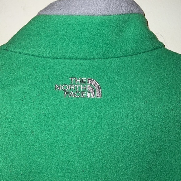 Girls THE NORTH FACE green zipper fleece outdoor jacket size Medium - Picture 5 of 7
